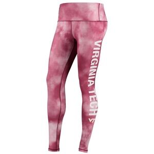 ZooZatz Maroon Virginia Tech
Hokies Cloud Dye Mist Leggings, sz Medium